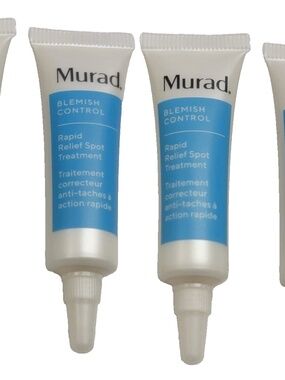 LOT OF 4 Murad Acne Control Rapid Relief Acne Spot Treatment, 1 oz TOTAL